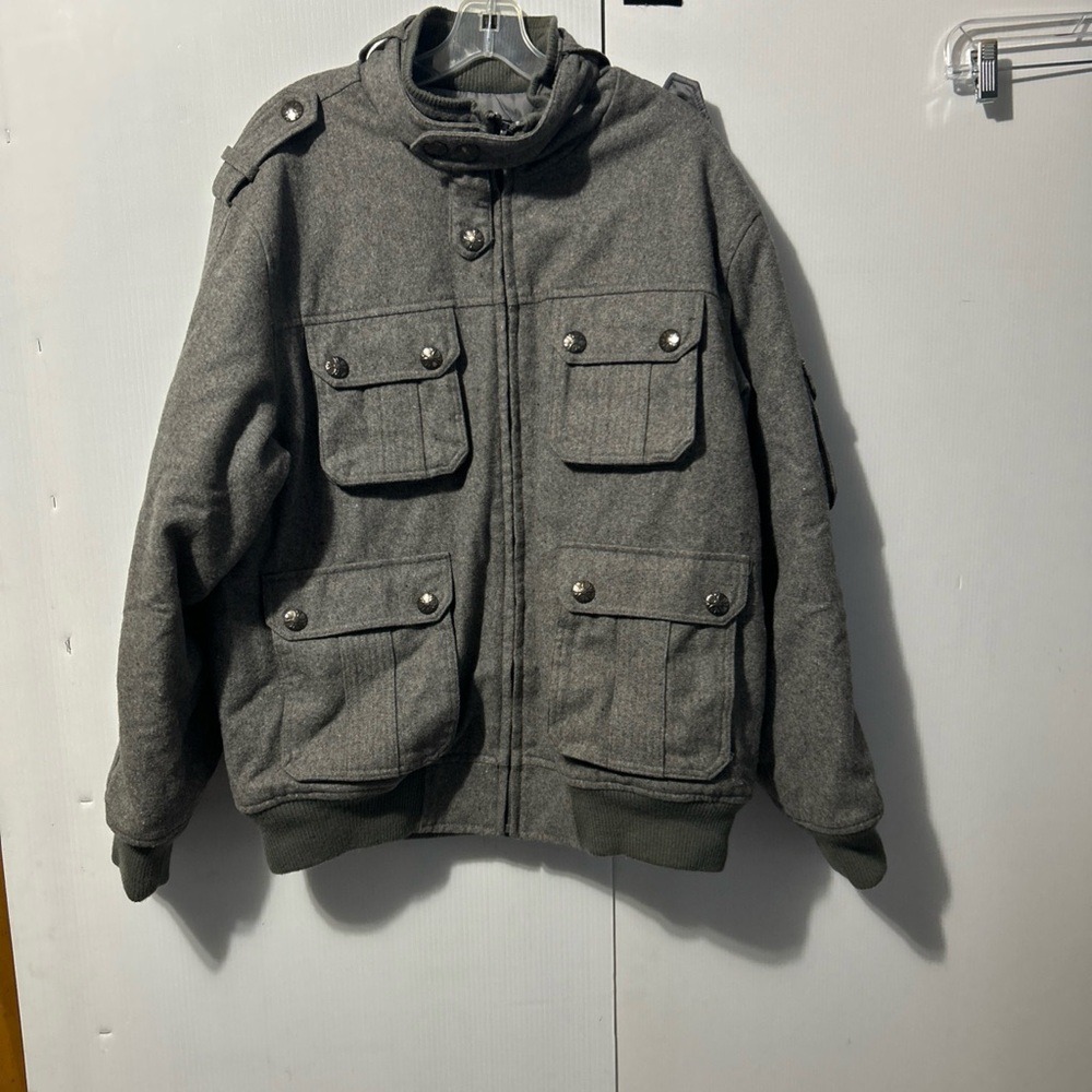 Men's Charcoal Bomber Jacket